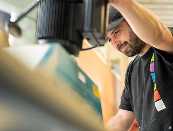 Produktion in der Schreinerei